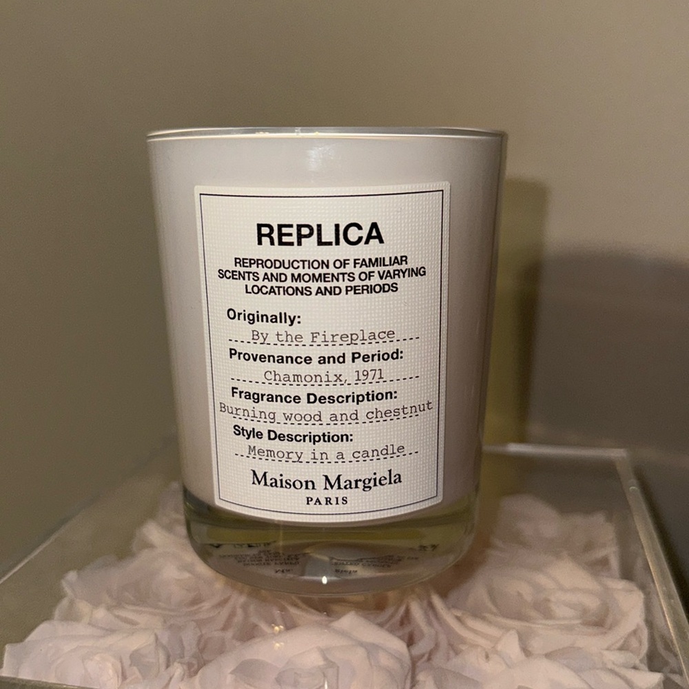 Brand New Never Used By the Fireplace Replica Candle